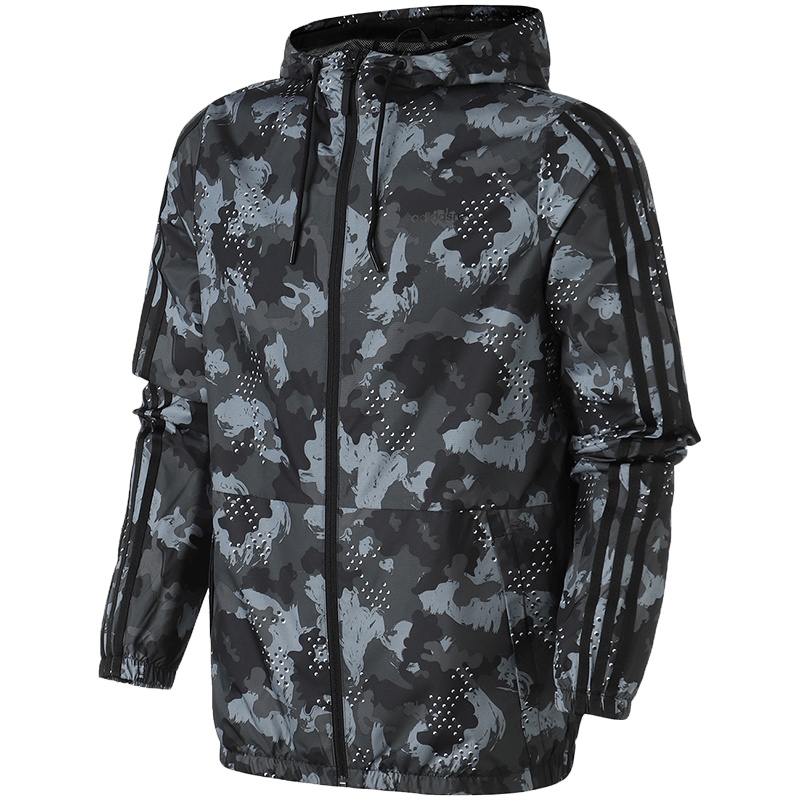 adidas阿迪达斯NEO男装休闲外套加绒防风衣运动服DZ7573