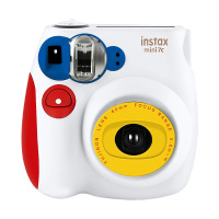 富士(FUJIFILM)INSTAX 立拍立得 一次成像胶片相机 入门款 mini7c 三原色 富士小尺寸相机 标配单机