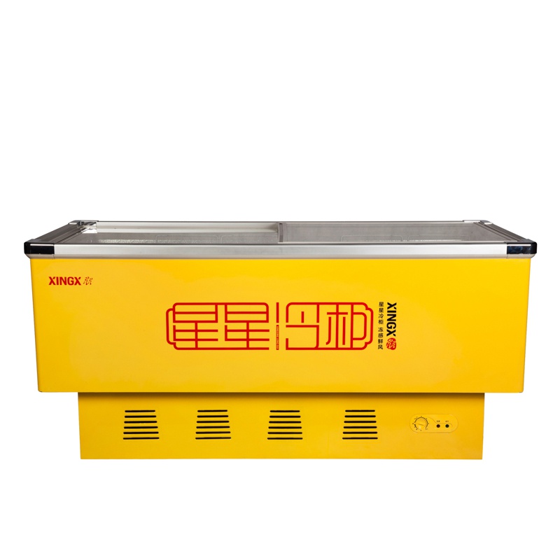 星星(XINGX) 636升 大容量岛柜 冷冻保鲜两用 展示柜 超市速冻 海鲜冷柜 全冷冻岛柜 SD-636BP