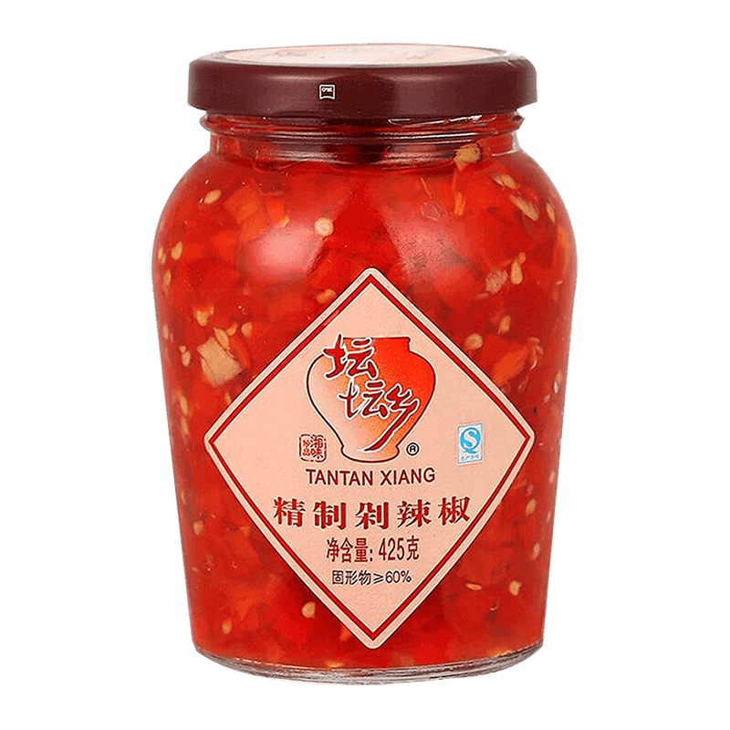 坛坛乡 精致剁辣椒 剁椒酱 辣椒酱 下饭酱 泡椒 425g