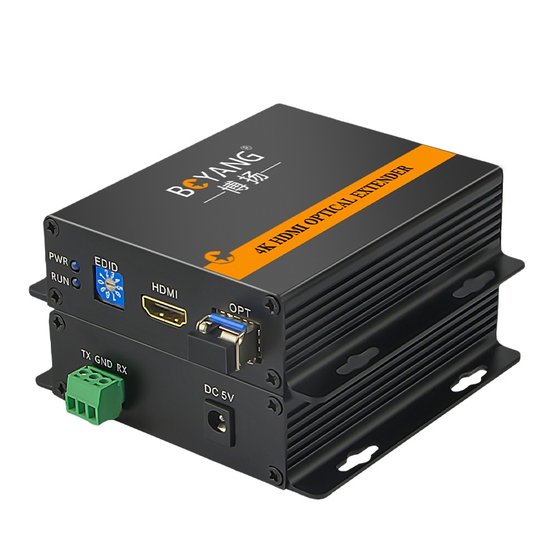 博扬(BOYANG) 非压缩4K HDMI视频光端机1路视频 HDMI延长器转换器 一对 BY-4KH