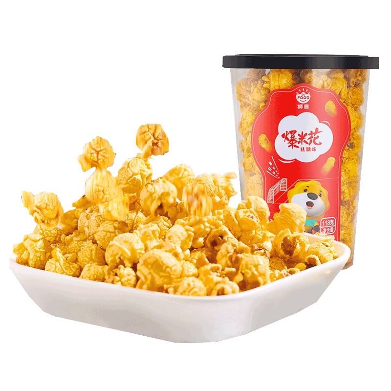 狮客[苏宁自主品牌]焦糖味爆米花118g