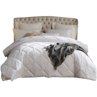 LOVO家纺罗莱生活出品羊毛被全进口全棉澳洲羊毛被子冬季冬被单双人床被芯加厚