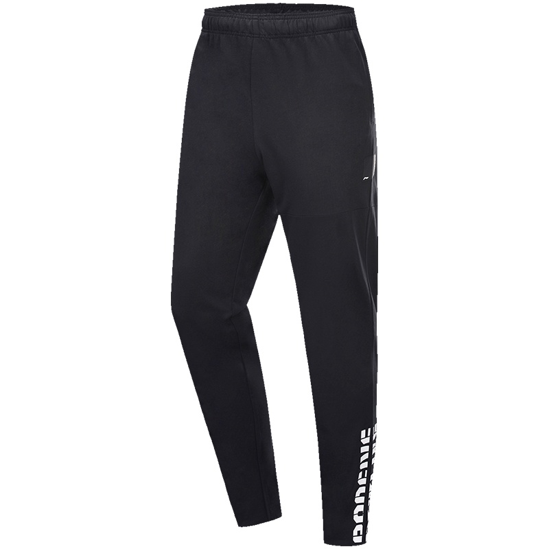 李宁篮球系列裤子男装平口全棉运动长裤