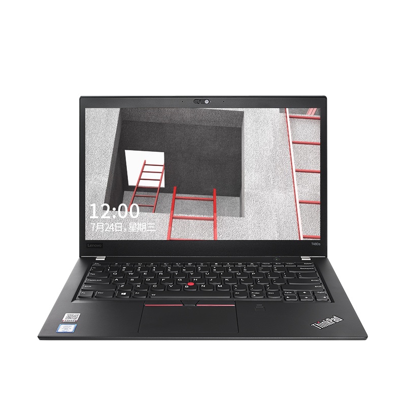 联想ThinkPad T480S-2XCD 14.0英寸笔记本电脑(八代Intel i7-8550U 8G内存 256GB 固态 2G独显 W10 )轻薄商务办公游戏便携手提电脑