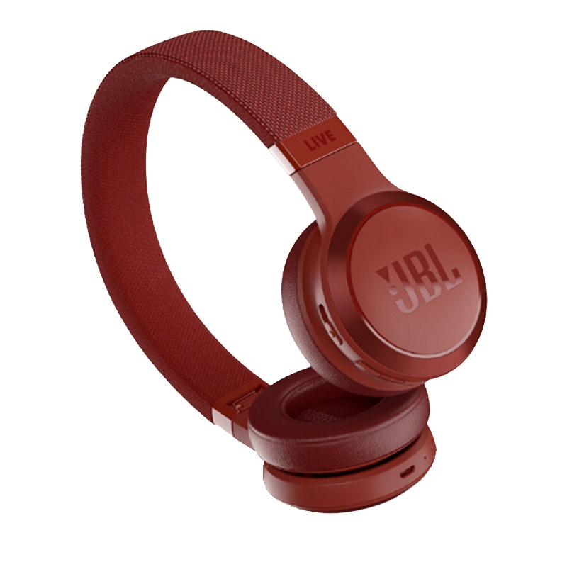 JBL LIVE 400BT 智能语音AI无线蓝牙耳机/耳麦 头戴式 运动耳机 有线耳机通话游戏耳机 红色