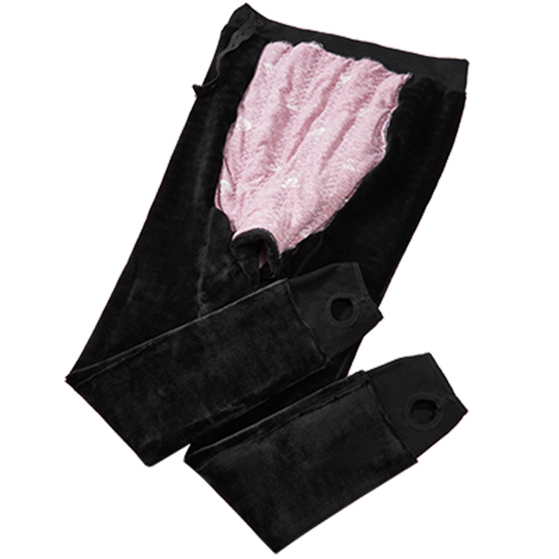 enk护肚怀孕期加绒加厚踩脚打底裤可调节腰围孕妇女士保暖打底裤女