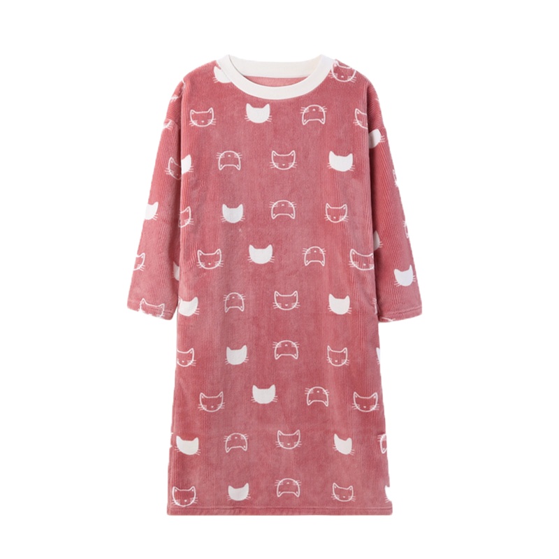 MiiOW/猫人家居服睡裙（可爱小猫+面包娃娃+萌萌兔）