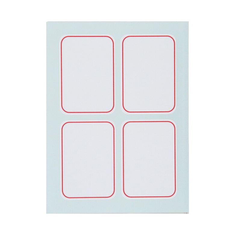 得力(deli)6417自粘性标贴(35*50mm白色)(价格为单张价格,起订量50张,不足起订量不发货)