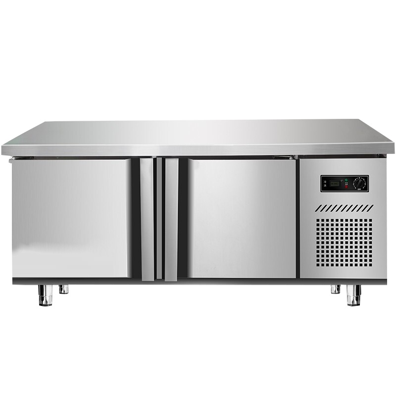 德玛仕 商用不锈钢冷藏柜操作台 冷柜冷冻保鲜工作台奶茶店冰箱 工作台全冷冻 TDC-12A-1.2x0.6x0.8