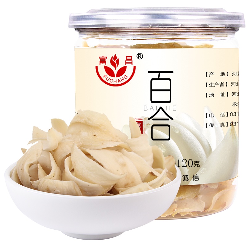 富昌百合干120g 南北干货 滋补养生煲汤食材