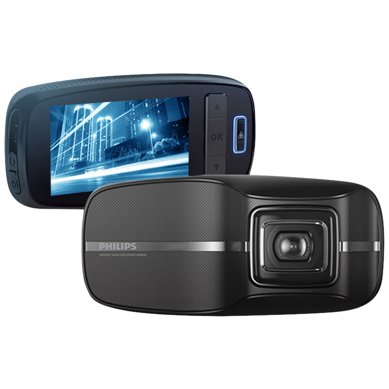 飞利浦(Philips)行车记录仪 ADR810 夜视加强 记录仪 大广角车载行车记录仪