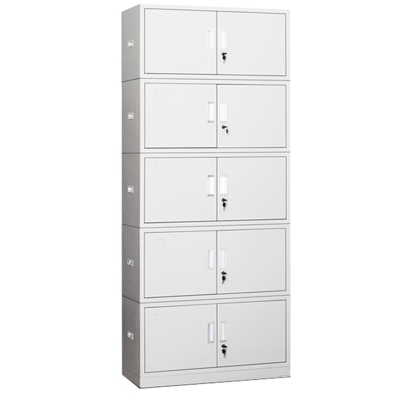 富和美五节文件柜文件柜铁皮柜大器械柜档案柜办公资料柜铁柜子员工柜办公柜储物柜加厚款850L*390W*2000H