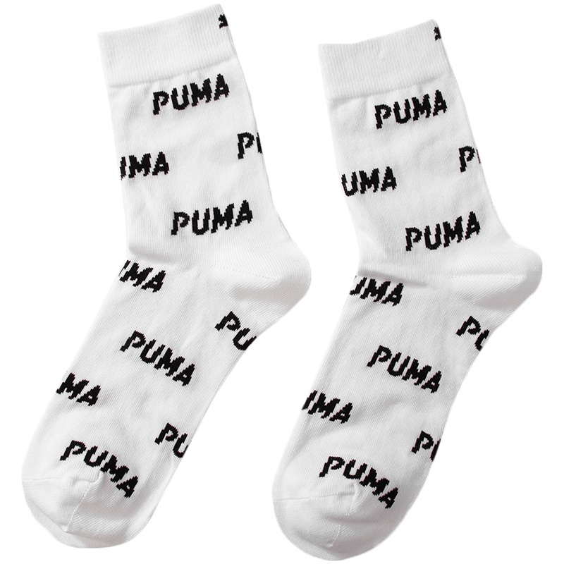 PUMA彪马男袜女袜运动袜休闲中袜(一对装)935090