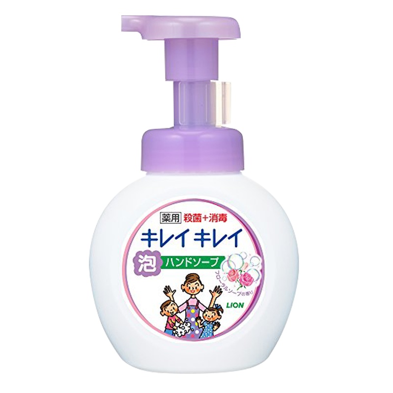 [植物配方 温和护肤]LION 狮王旗下 Kirei趣净 植物性弱酸 泡沫洗手液 250ml 百合花香