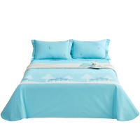 红豆家纺 老粗布全棉纯棉软凉席三件套可折叠夏天空调凉席