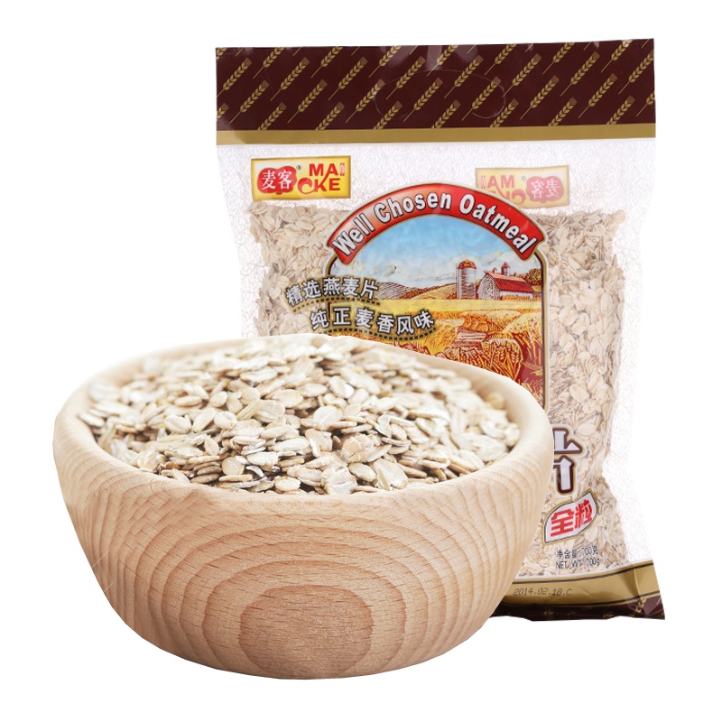 鹭滨麦片谷物 燕麦片454g袋装(即食早餐代餐食品)