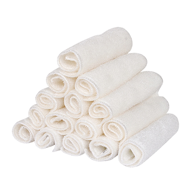 10条装 竹纤维洗碗布一代18*23 加厚家用擦桌抹布吸水厨房用品家务清洁毛巾