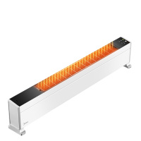 美的(Midea) HDY22LS取暖器踢脚线 2200W IPX4级防水 24H预约定时 卧室书房对流暖风机