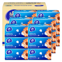 维达抽纸3层130抽12包家用母婴软抽面巾纸卫生用家庭实惠装无香软包餐巾纸