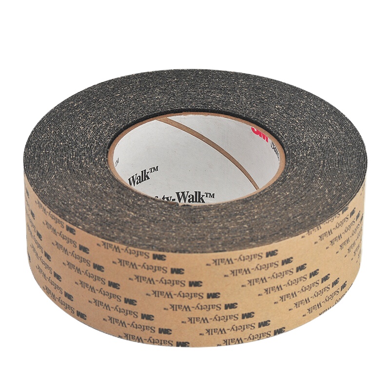 3M 安全防滑贴 防滑胶带楼梯弯道医院酒店浴室泳池地面防滑条地贴地垫 黑色510 5CM*18M