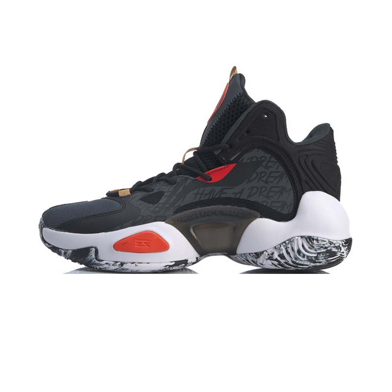 李宁空袭6篮球鞋男士防滑耐磨中帮球鞋实战云减震运动鞋ABAQ005