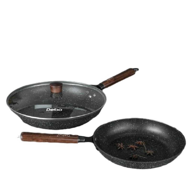 德铂(Debo)纳德伦锅具套装不粘炒锅煎锅两件套DEP-702 单套装