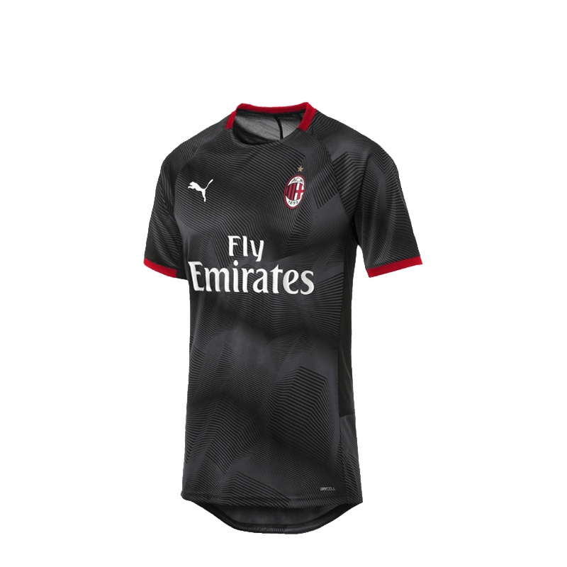 彪马(PUMA)米兰春季男士印花涤纶短袖T恤 AC Milan STADIUM 75486601