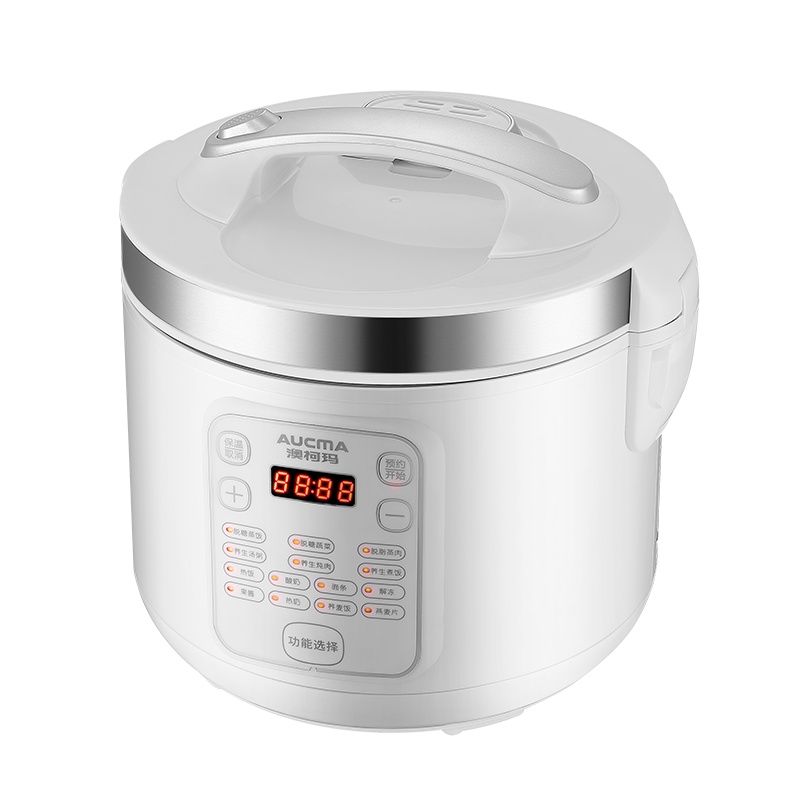 澳柯玛电饭煲CFXB40-1K 智能蒸煮 家用健康养生 立体加热 蒸饭烧饭煮饭锅 白色4L