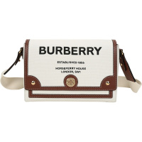 BURBERRY 博柏利 女款 织物配皮单肩斜挎包 80302491