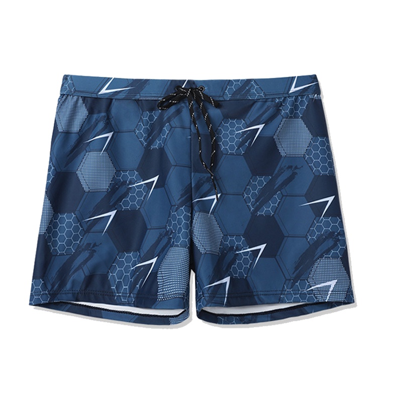 [苏宁好货]泳裤男成人宽松平角防尴尬裤激凸泳衣泡温泉男士沙滩裤全套游泳裤