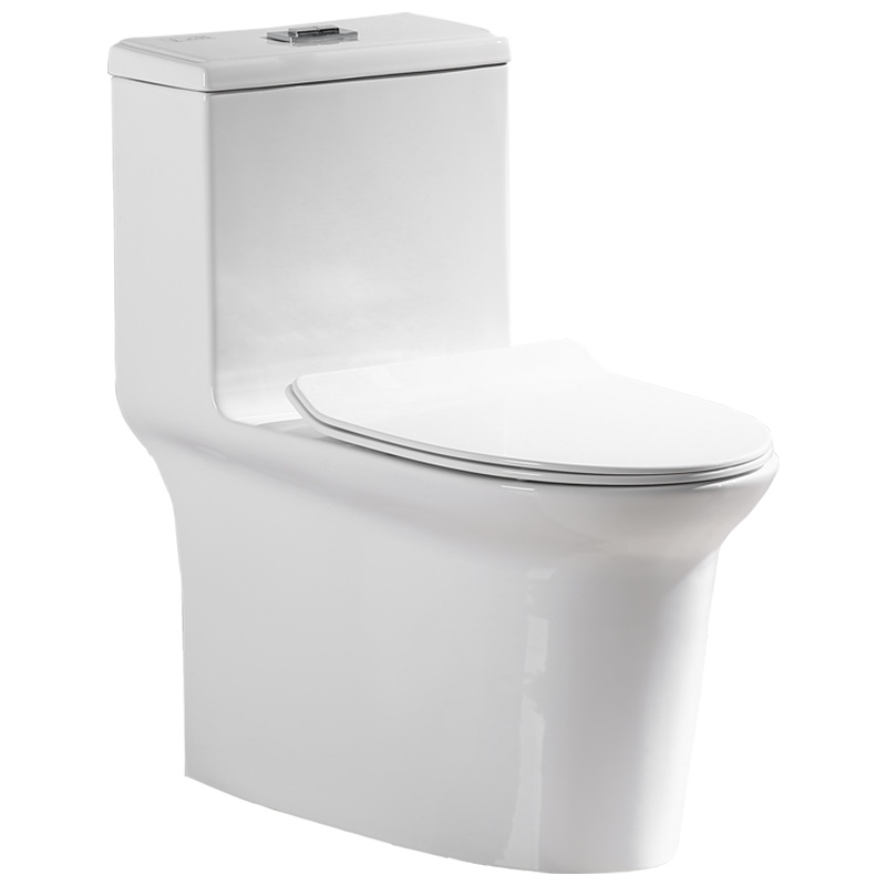 康佳KONKA浴室马桶超漩虹吸式施釉无阻管道坐便器静音节水防臭防水溅陶制低水箱一体式马桶(5天内发货!)