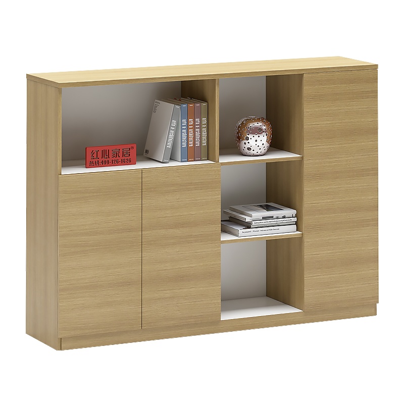 [红心家居]现代简约办公家具文件柜资料柜木质结实办公柜