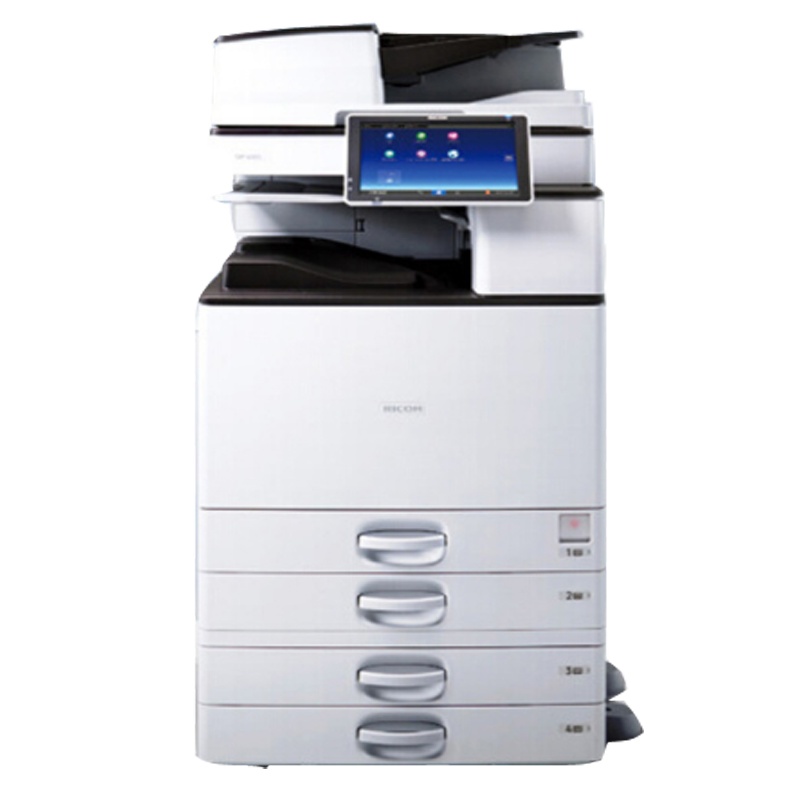 理光Ricoh MP2555SP黑白多功能复印机(自动双面送稿器 双层纸盒 网络打印复印卡 复印机底座)