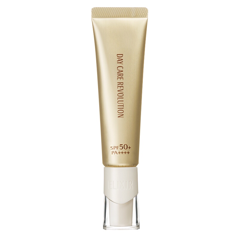 资生堂怡丽丝尔(ELIXIR)优悦活颜防护精华乳35ml防晒隔离提亮 PA++++防晒/隔离 金管户外长效 SPF50+