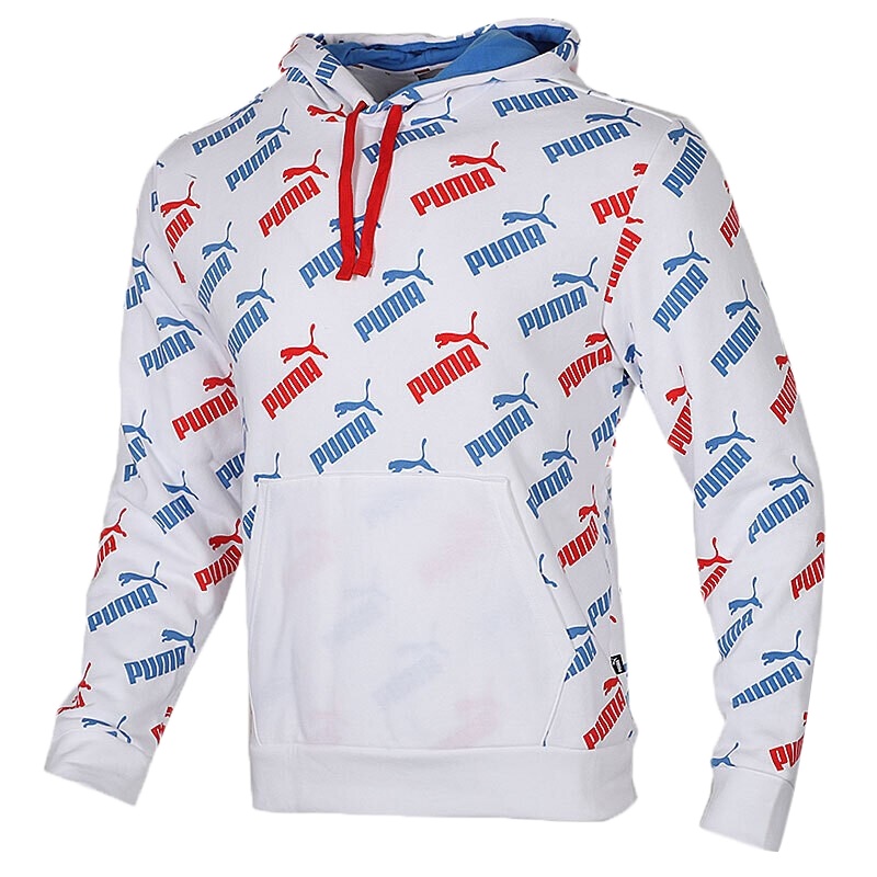 PUMA彪马男子出行舒适透气时尚潮流休闲卫衣套头衫582795-01