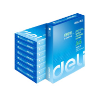 得力(deli)莱茵河 80g A4 复印纸 中高档打印纸 500张/包 8包1箱(整箱8包 4000张)