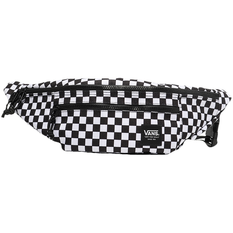 VANS范斯女包运动包休闲棋盘腰包VN0A3NG756M