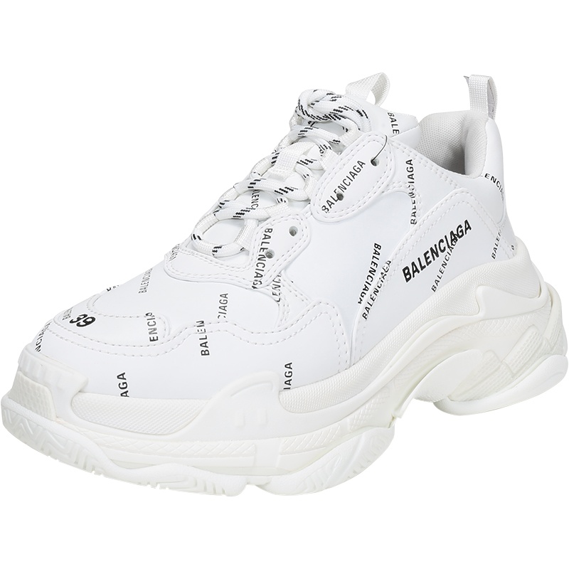 BALENCIAGA 巴黎世家 男士聚氨酯/织物系带休闲运动鞋老爹鞋 536737 W2FA1