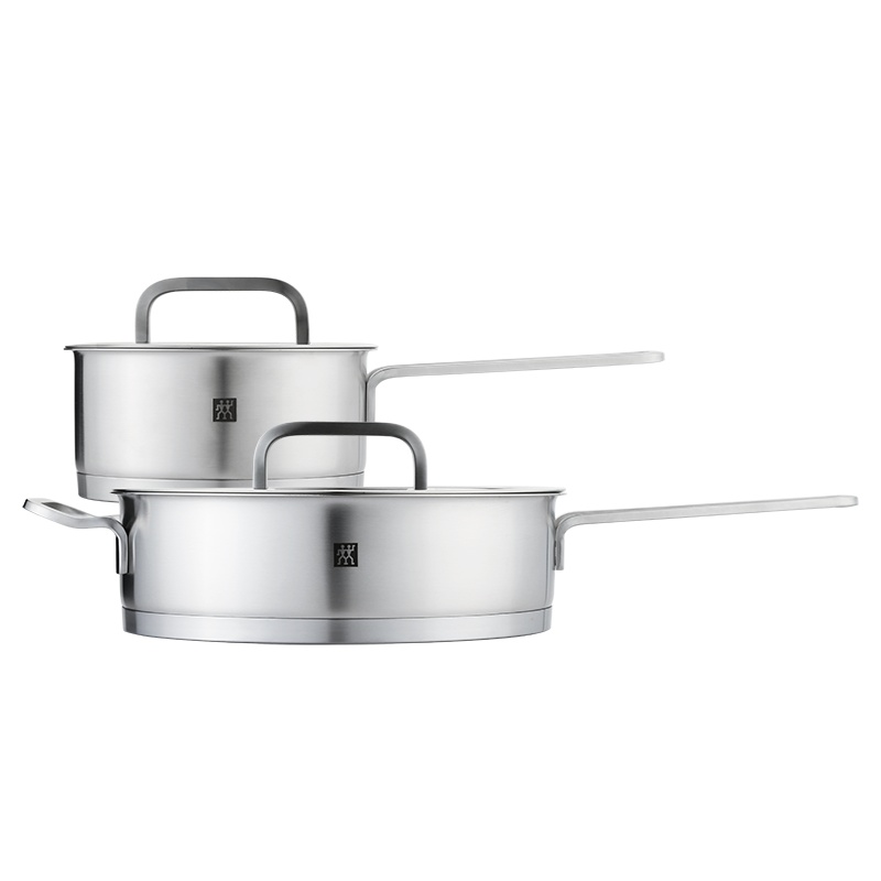 双立人(ZWILLING) ZW-C129-ZwillingMoment24cm煎炒锅 16cm单柄炖锅套装 单个价