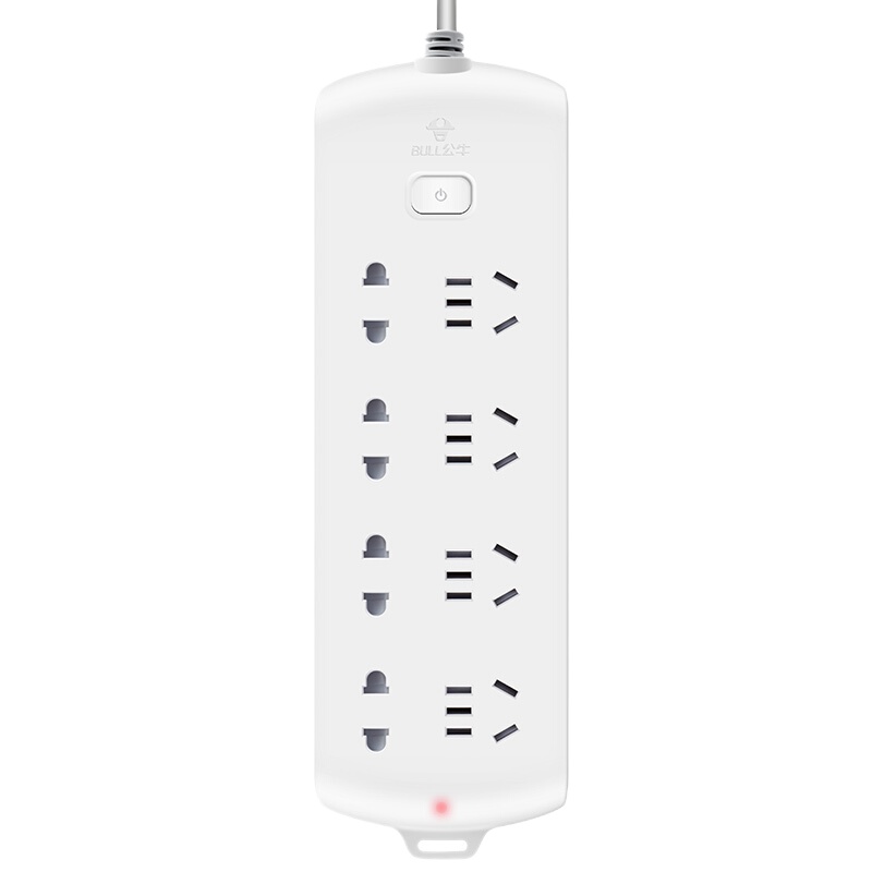 公牛(BULL)新国标分控插座/插线板/插排/排插/接线板/拖线板 GN-B2330 6位总控1.8米2个