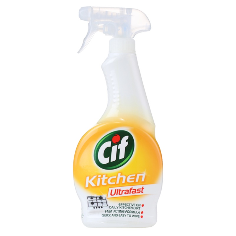英国进口Cif晶杰厨房迅洁清洁剂450ml*2