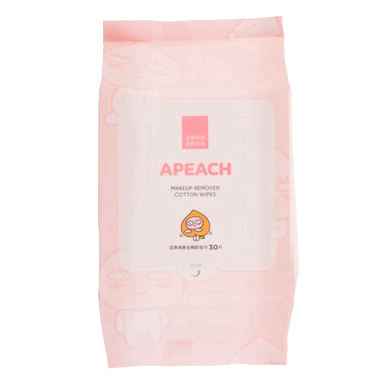 MINISO/名创优品kakaofriends洁净清爽全棉卸妆巾30巾