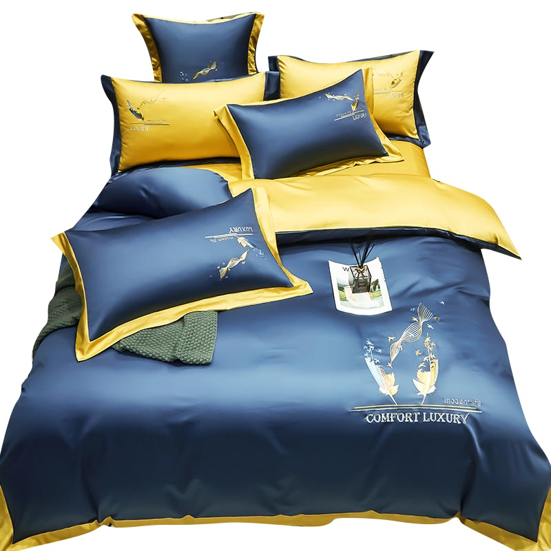 比韩(BIHAN)60S长绒棉四件套多色可选