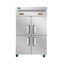 澳柯玛(Aucma) VCF-0.9D4MT-XC 900升 厨房冰箱双温商用四门冰箱立式冷柜冷藏冷冻柜保鲜柜点菜冰柜