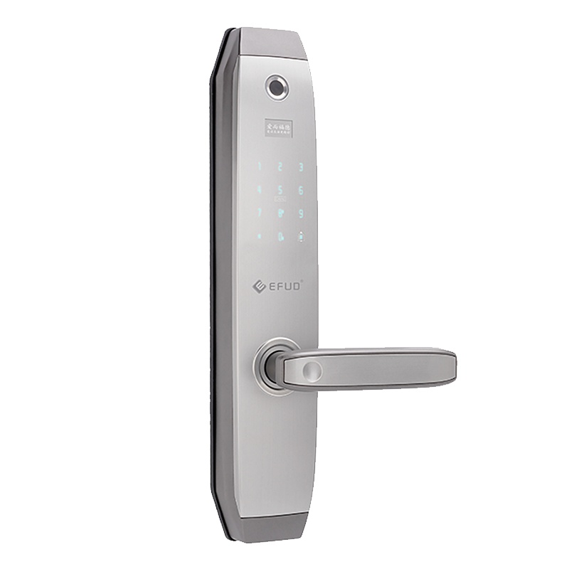 爱而福德(EFUD)E9智能门锁指纹锁密码锁家用全自动智能门锁指纹锁密码锁防盗门锁电子锁太空银