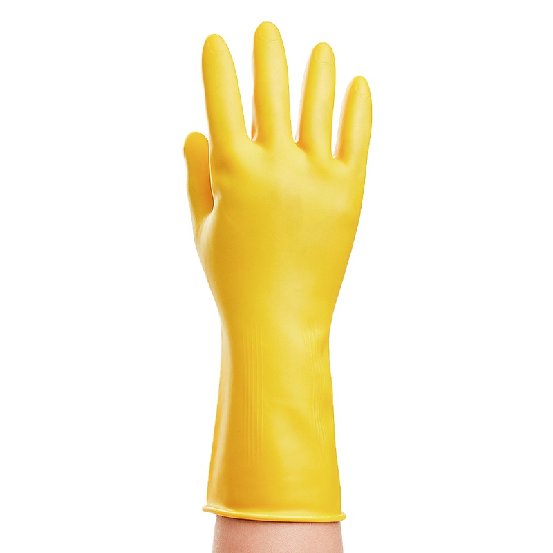 牛筋劳保手套防水加厚乳胶胶手套洗碗洗衣服厨房家务保洁清洁耐用