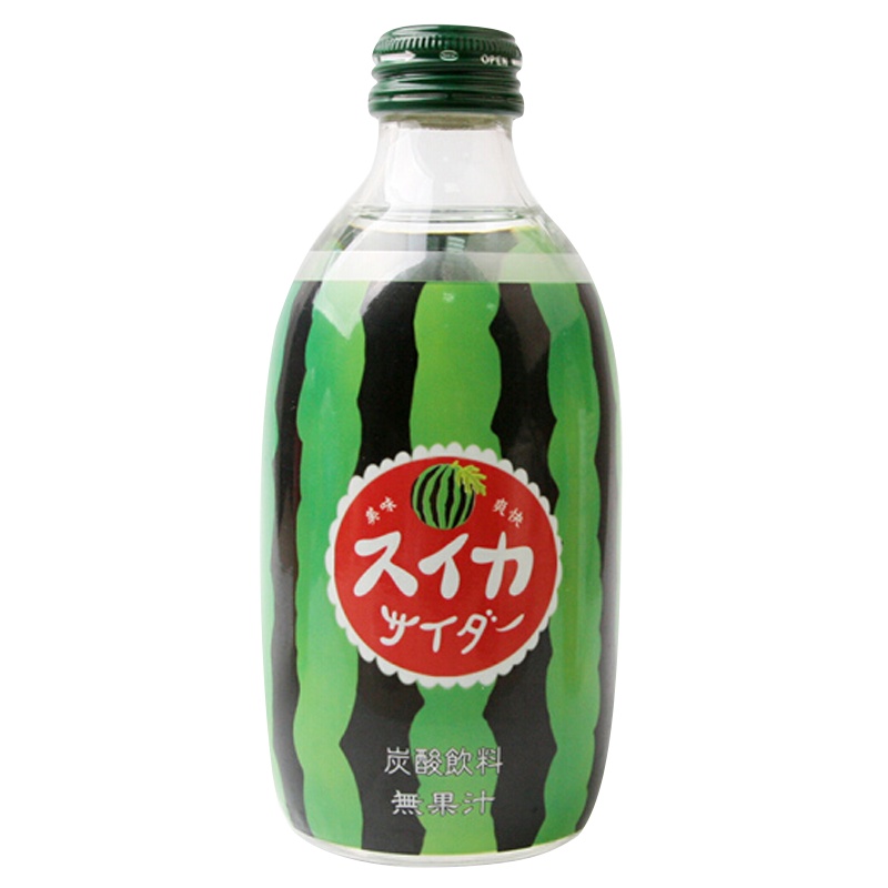 日本进口 友傑 西瓜味汽水 300ml