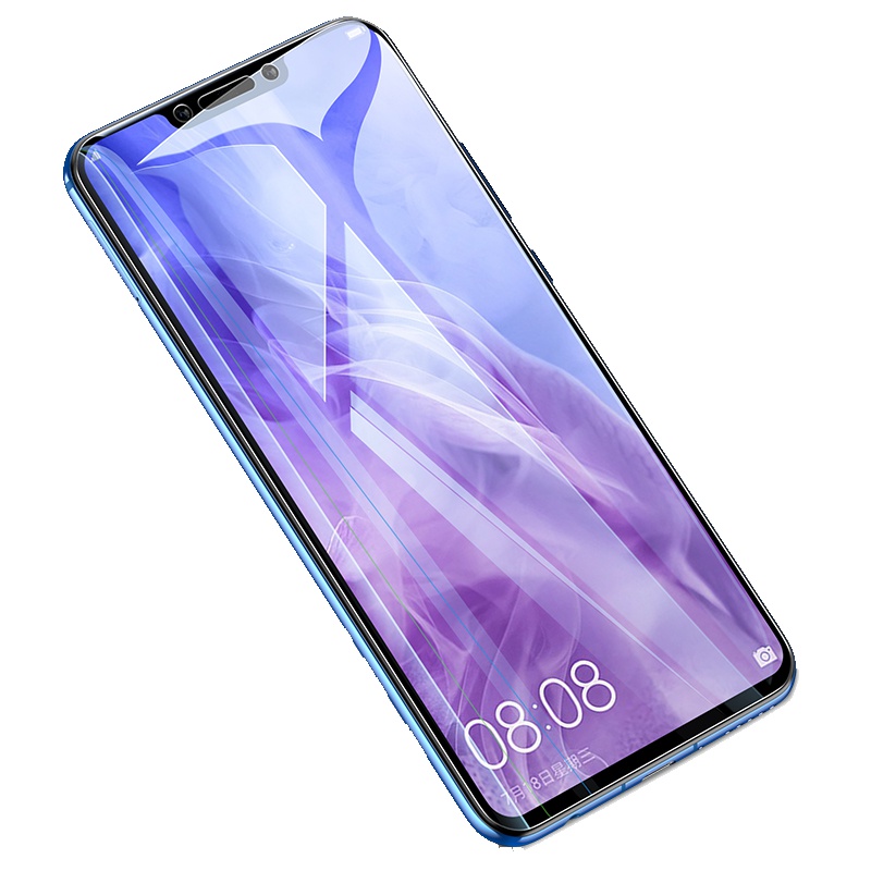 [送手机壳]轻万适用华为nova3i钢化膜huawei全屏抗蓝光玻璃贴膜