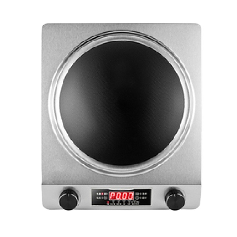 凹型电磁炉黄金蛋家用3500W大功率爆炒带锅一体凹面电炒炉灶 5档银色特价机3000W